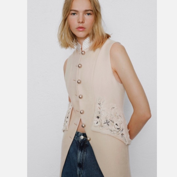 BNWT Very Rare Zara ATELIER Emroidered Wool Tailcoat XS - Picture 1 of 4